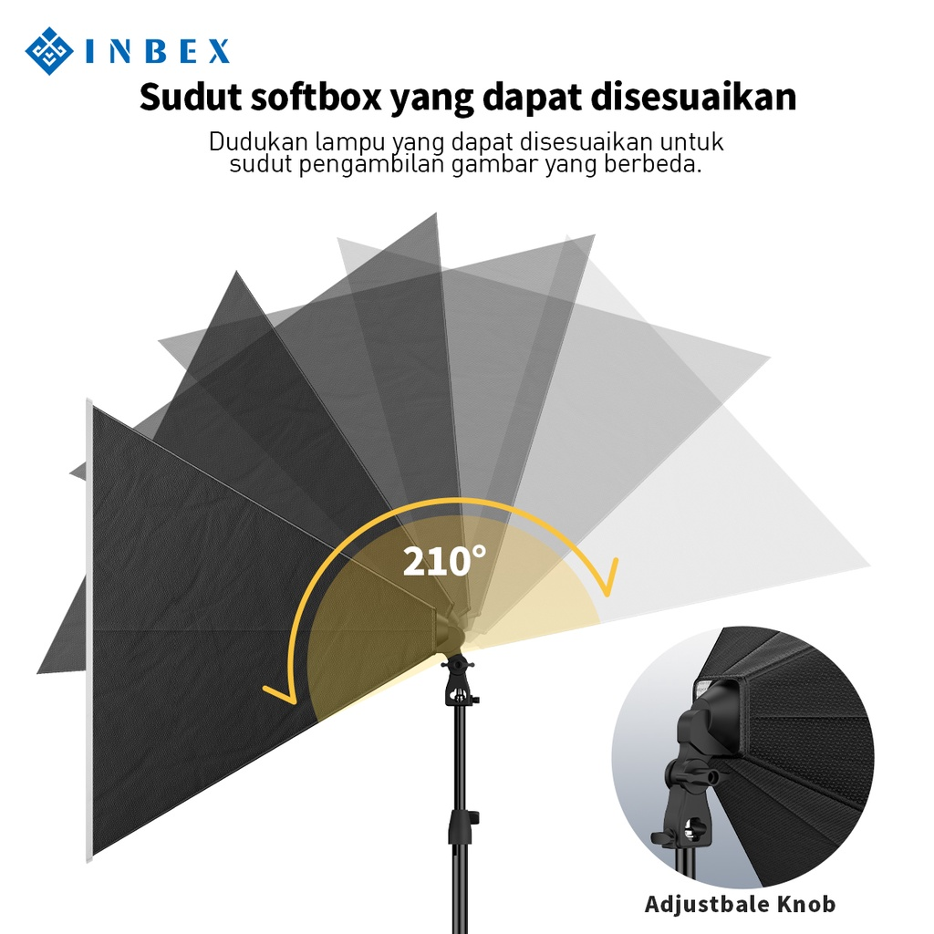 Softbox Photography Lighting Kit 155W 5500K Live