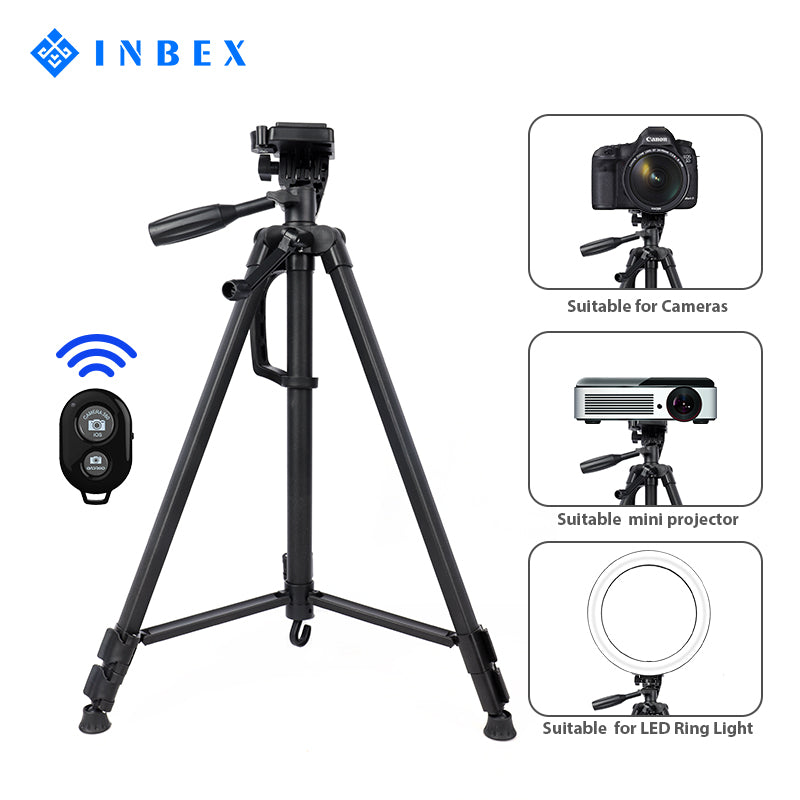 TF-3366 Kamera Tripod +Bluetooth Remote for Photography Live