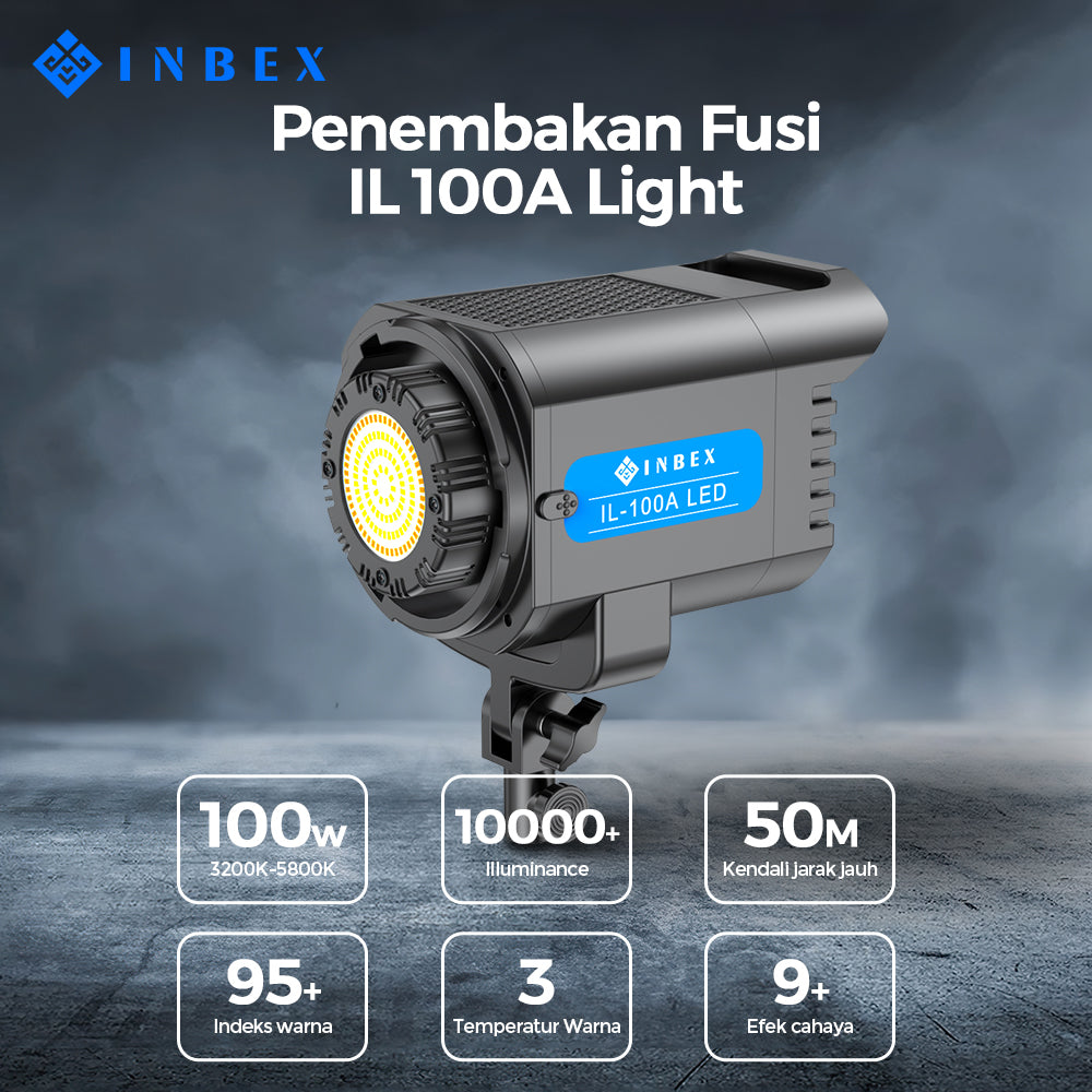 IL-100S LED Video Lighti Photography Live +Softbox+280cm Tripod