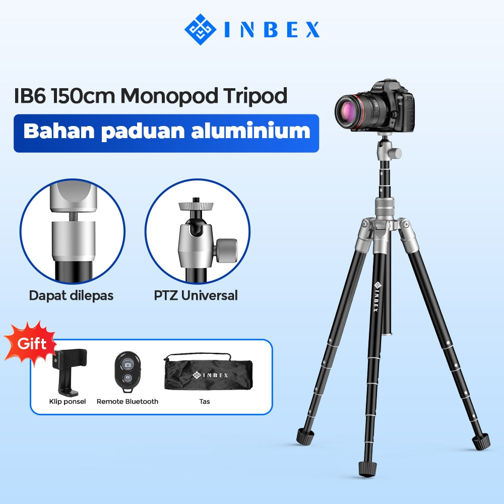 IB-6 Kamera tripod Fluid Head Aluminum Alloy Horizontal Rotation