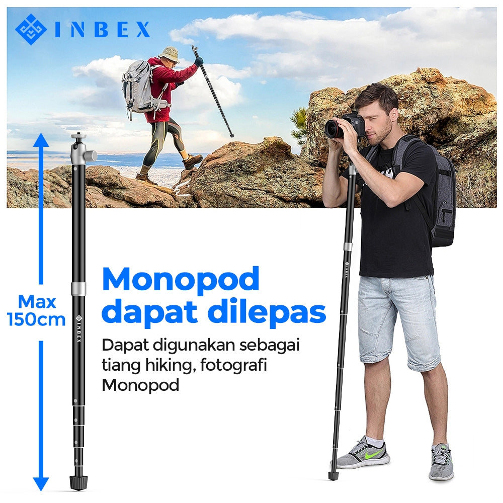IB-6 Kamera tripod Fluid Head Aluminum Alloy Horizontal Rotation