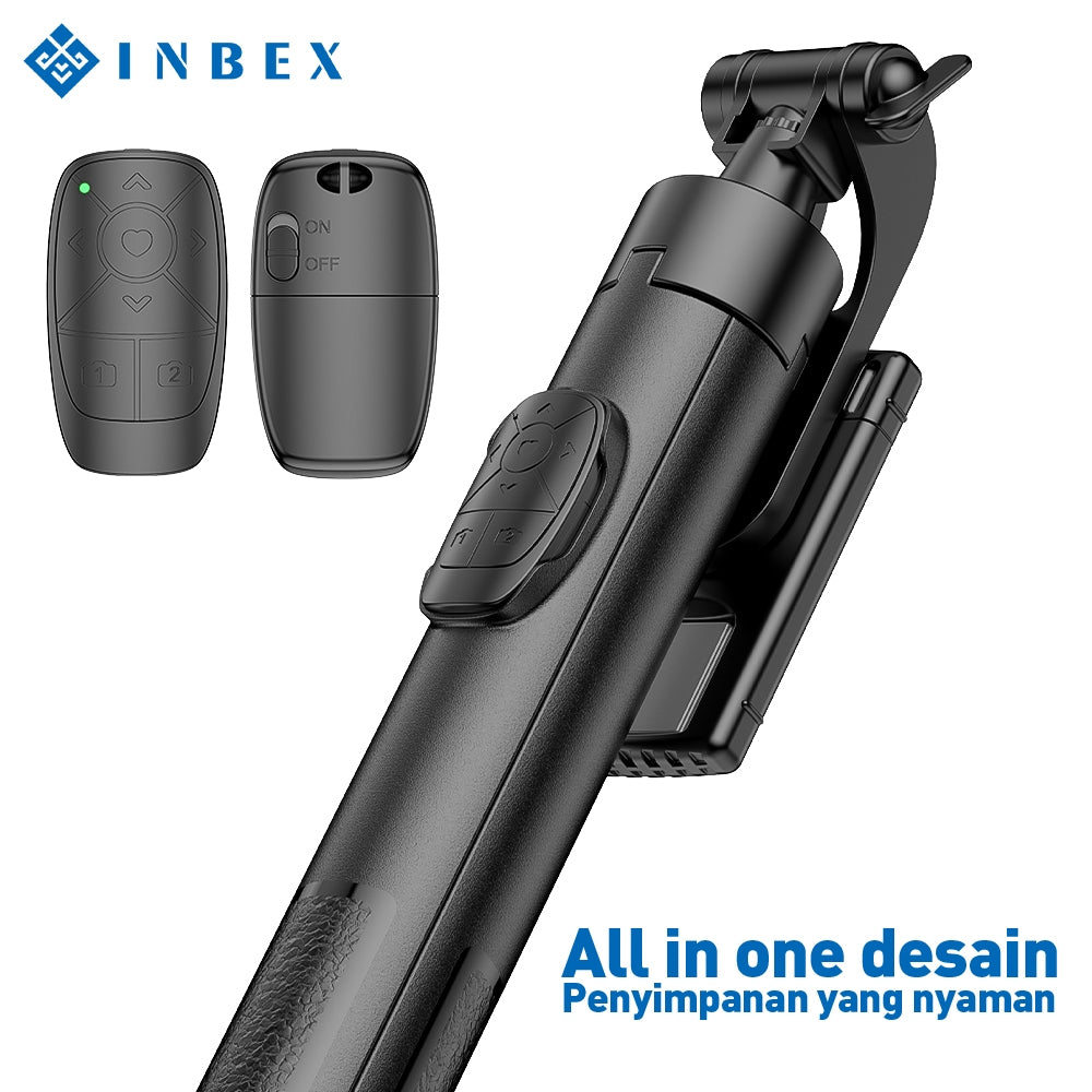 IB-3 Tongsis Tripod Bluetooth Remote handphone holder 70-160CM