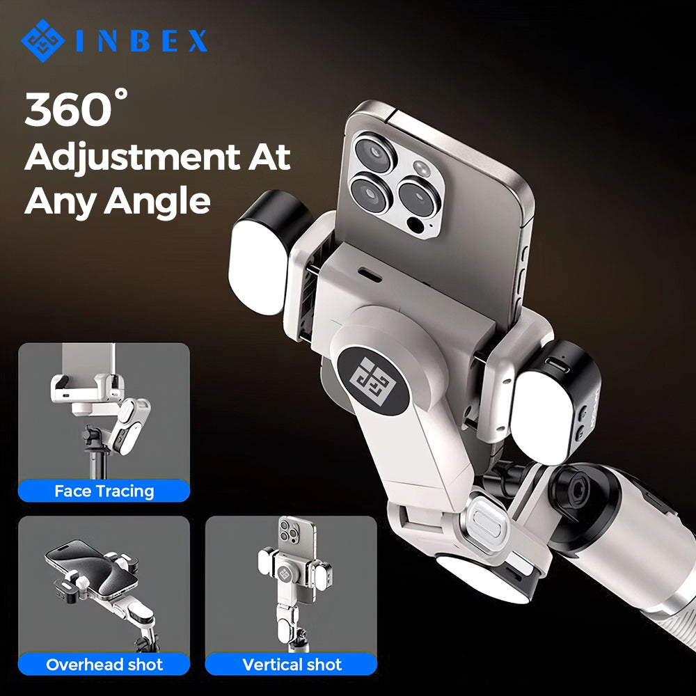 M1 Pro Gimbal Stabilizer Tripod Bluetooth Remote 88cm AI Face Tracing