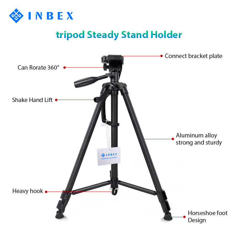 TF-3366 Kamera Tripod +Bluetooth Remote for Photography Live