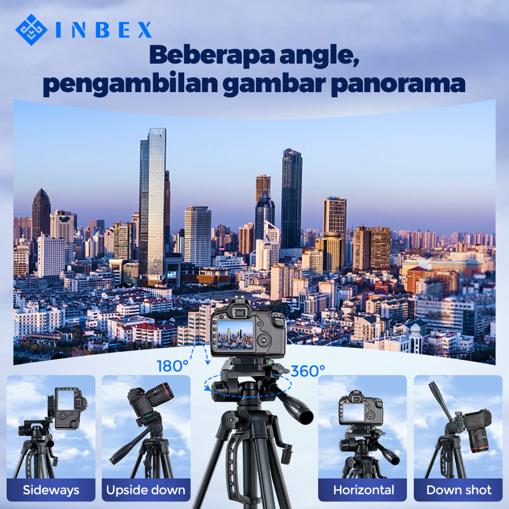 TF-3520 Tripod Kamera dengan Tas / Dudukan 140cm
