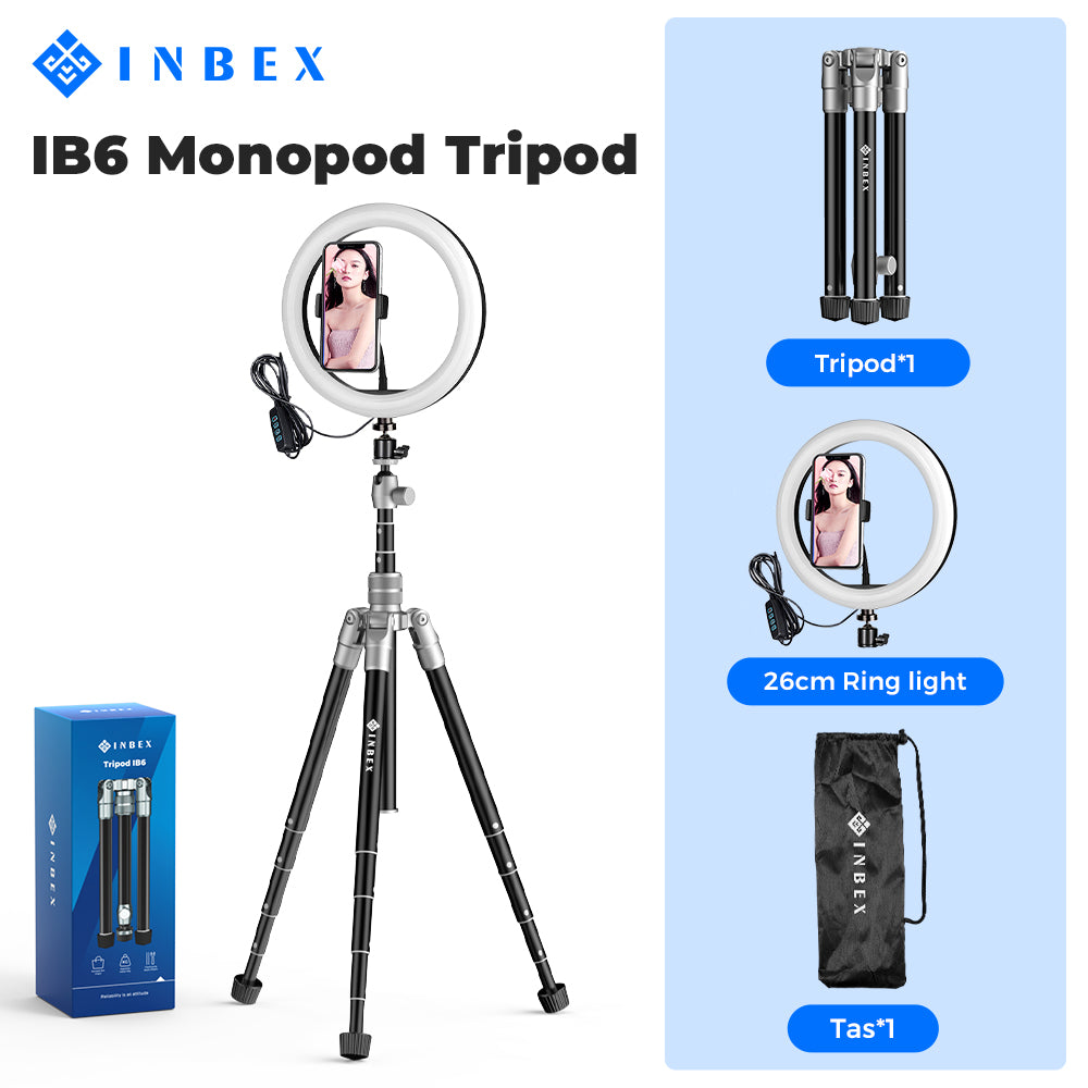IB-6 Kamera tripod Fluid Head Aluminum Alloy Horizontal Rotation