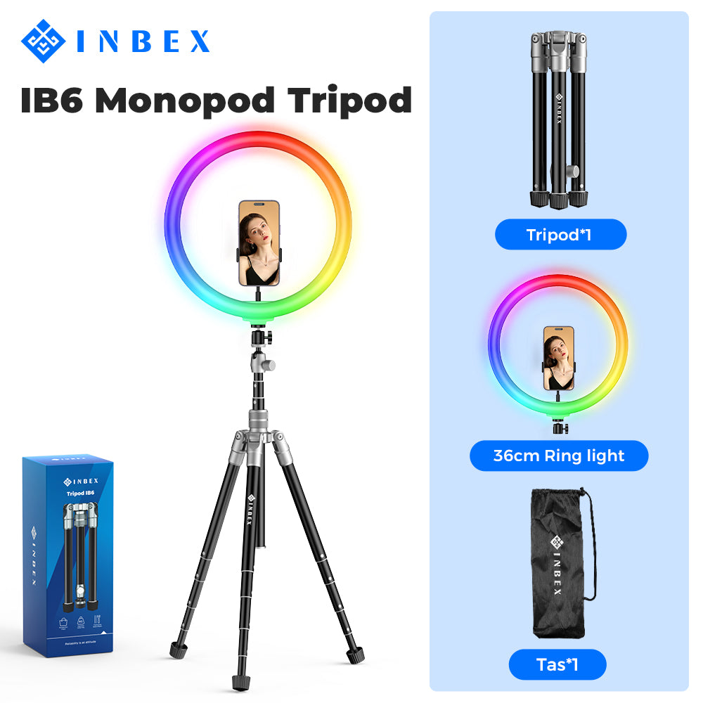 IB-6 Kamera tripod Fluid Head Aluminum Alloy Horizontal Rotation