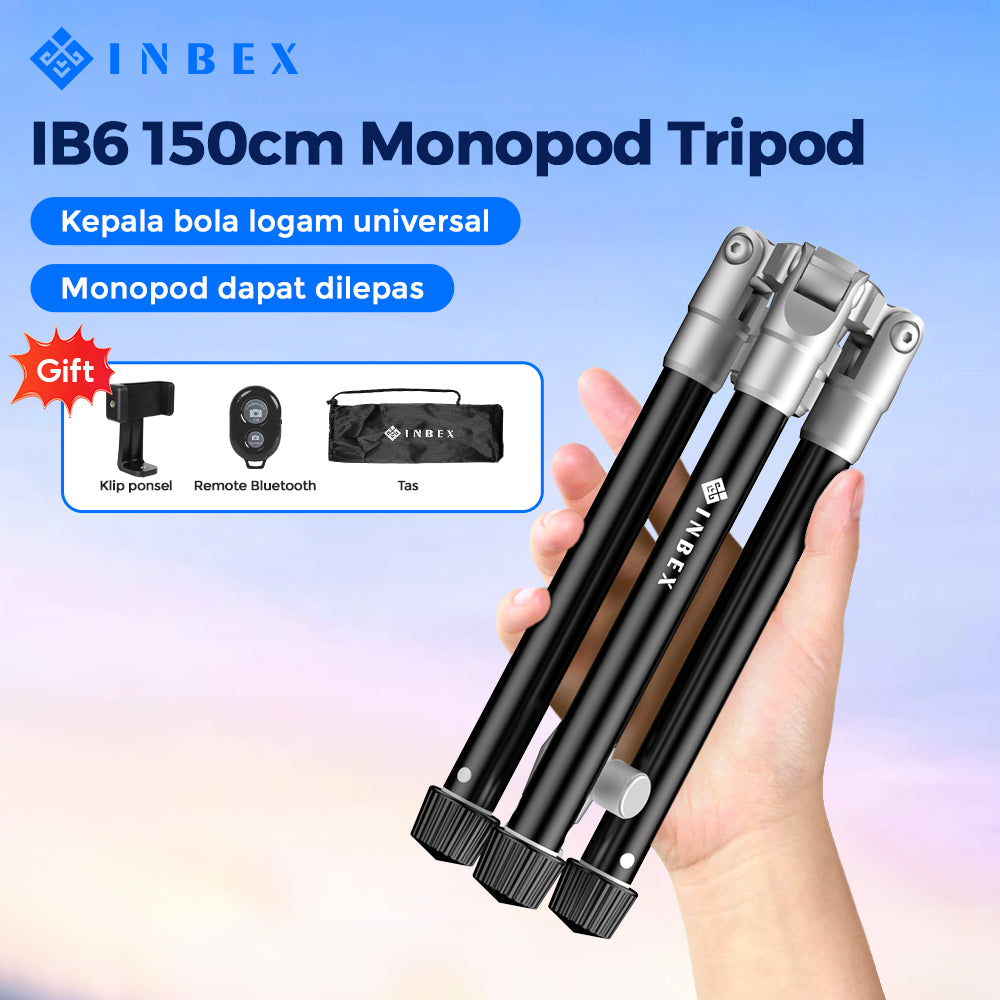 IB-6 Kamera tripod Fluid Head Aluminum Alloy Horizontal Rotation