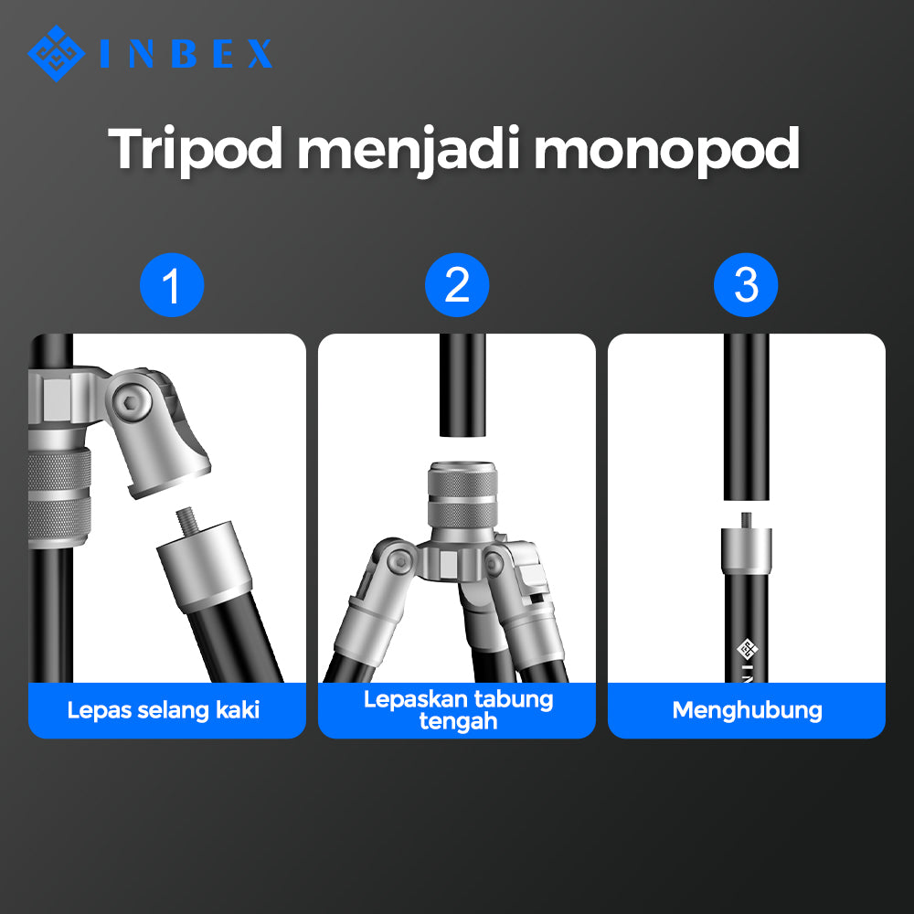 IB-6 Kamera tripod Fluid Head Aluminum Alloy Horizontal Rotation