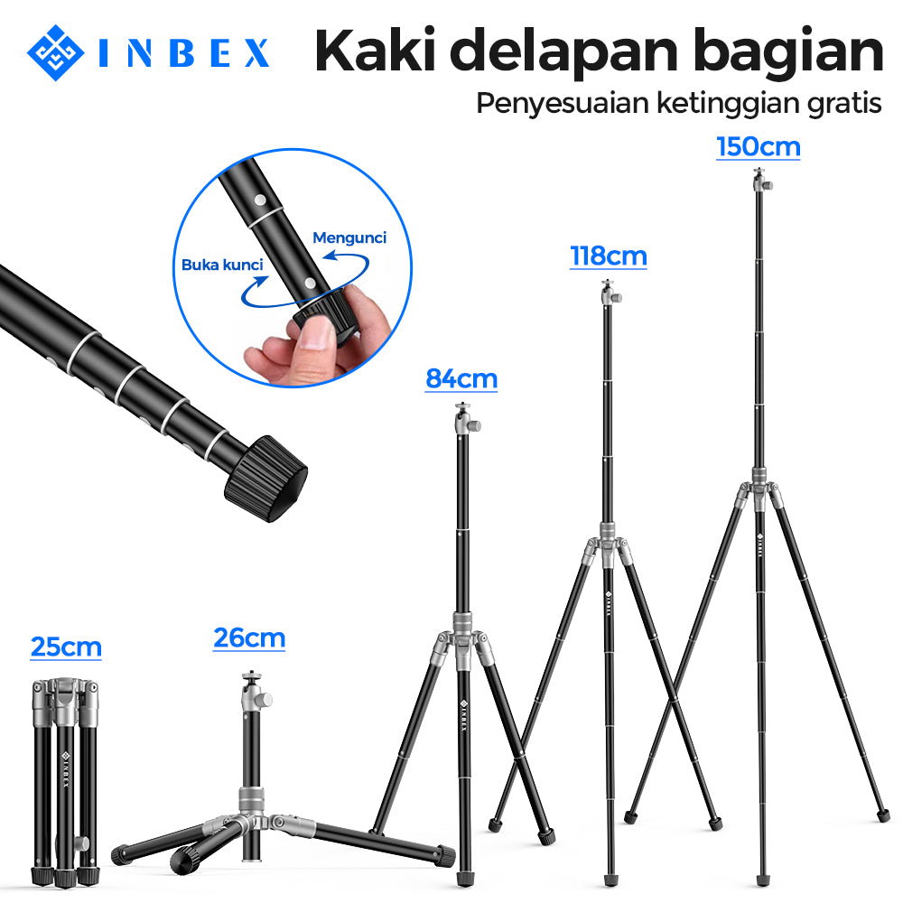 IB-6 Kamera tripod Fluid Head Aluminum Alloy Horizontal Rotation