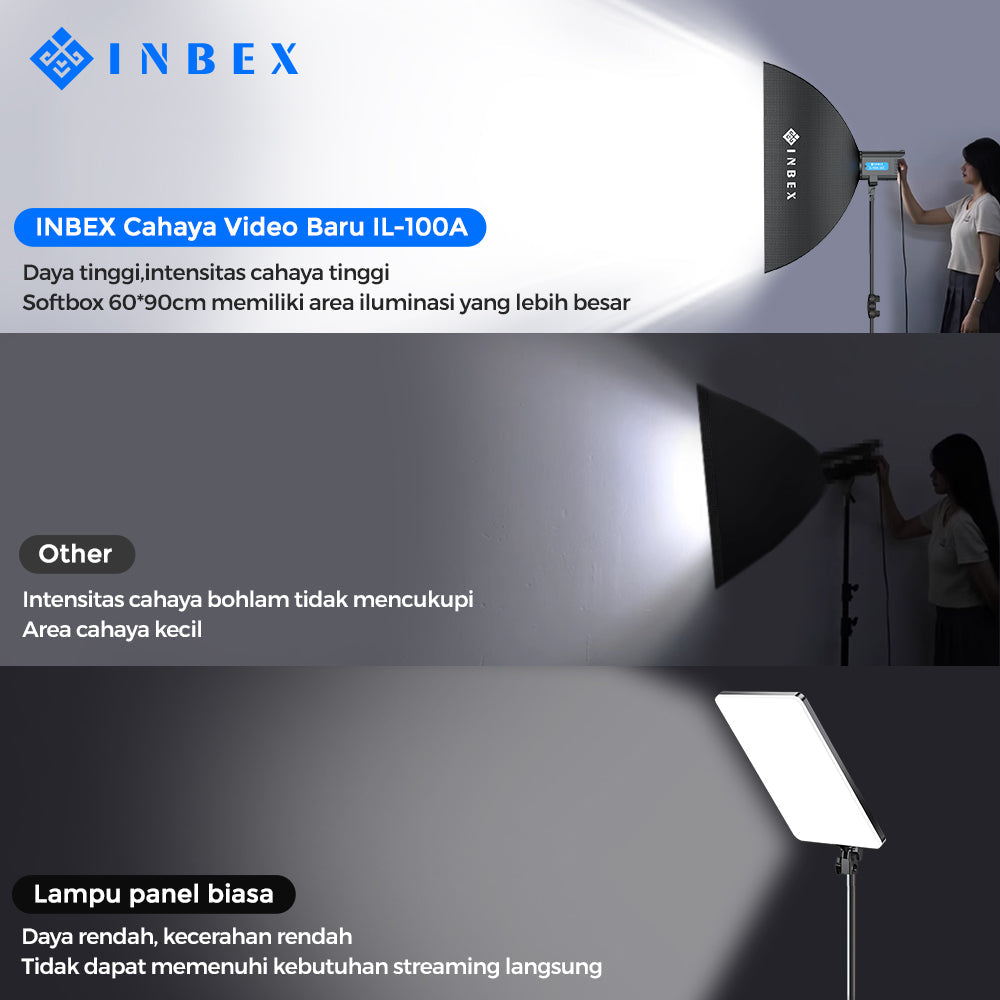 IL-100A LED Video 60×90cm Soft box