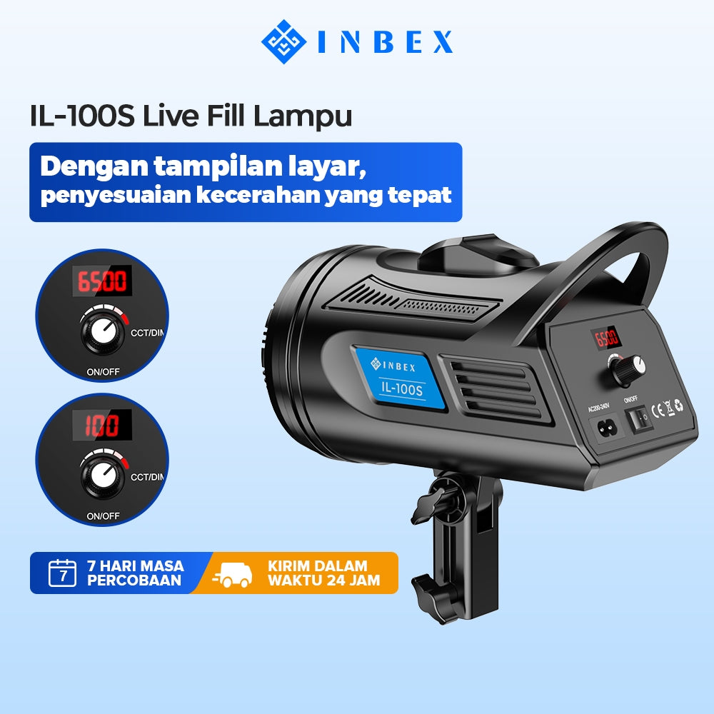IL-100S LED Video Lighti Photography Live +Softbox+280cm Tripod
