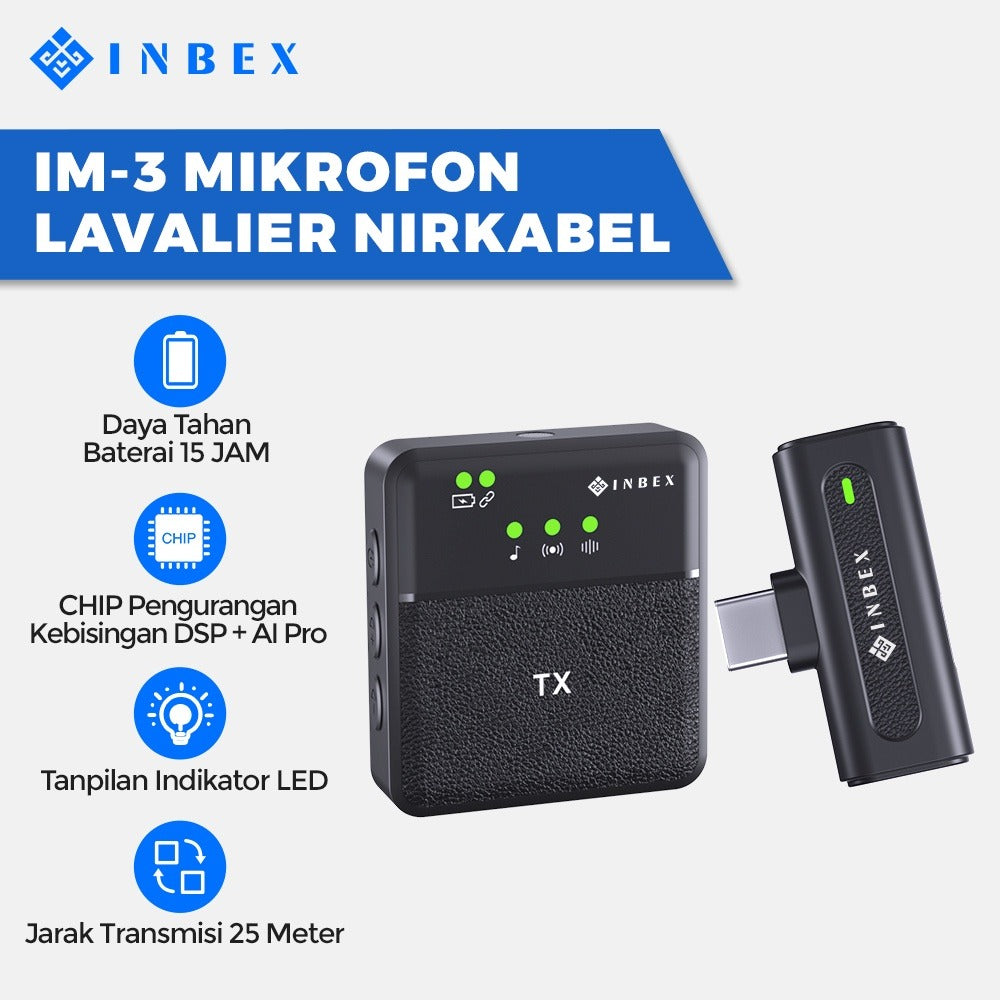 IM-3 Microphone Wireless 2.4G Wireless Intelligent Noise