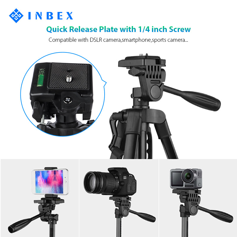 【Penjualan Terbaik】3366 Tripod +Bluetooth Remote/for Photography Kamera