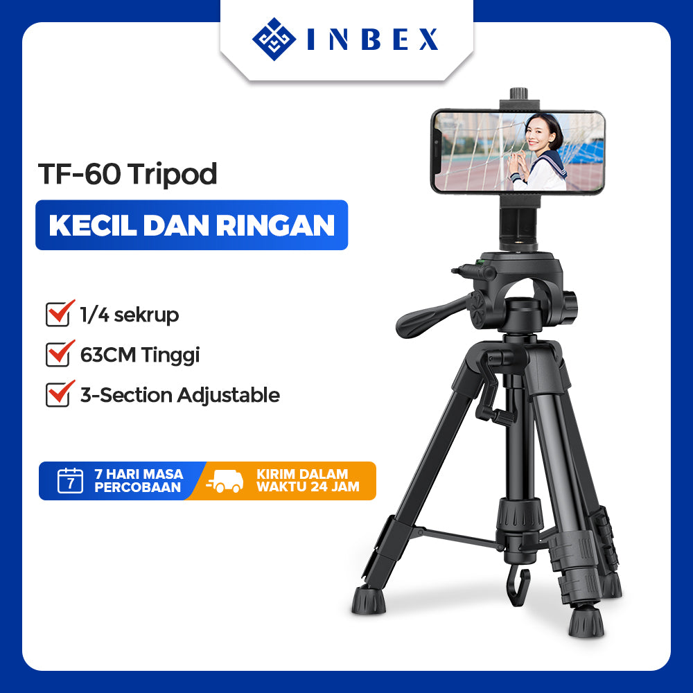 T60 Tripod 63Cm Portabel 360°Tripod/tripod kamera